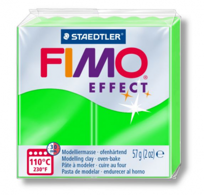 FIMO EFFECT NEON VERT -501