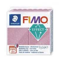 FIMO EFFECT OR ROSE PAILLETTE -212