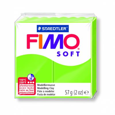 FIMO SOFT VERT POMME 