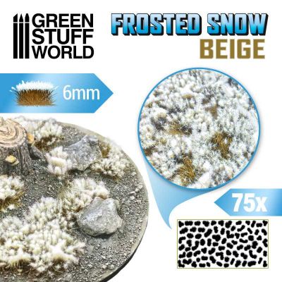 FROSTED TUFT SNOW BEIGE 6MM