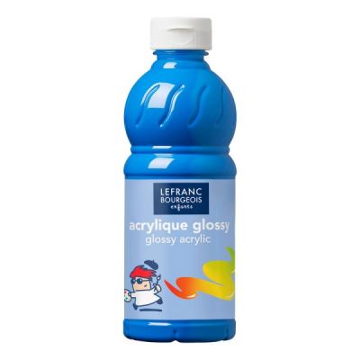 GLOSSY ACRYLIQUE BLEU PRIMAIRE 500ML