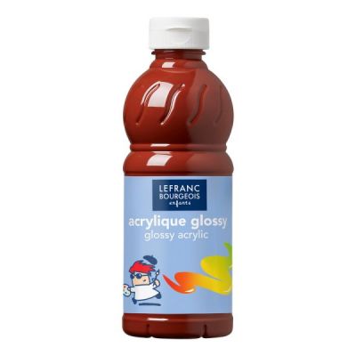 GLOSSY ACRYLIQUE TERRE DE SIENNE BRULEE 500ML