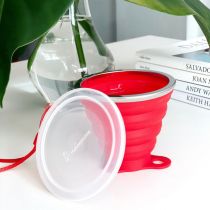 GOBELET A EAU PLIABLE ROUGE HAHNEMUHLE