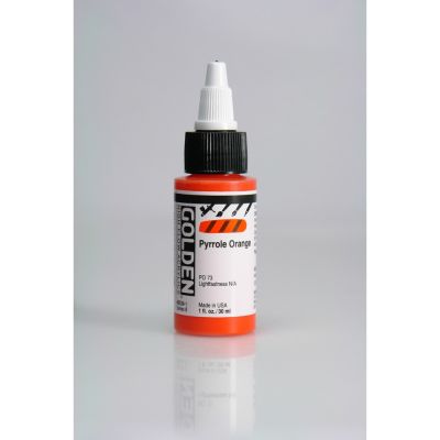 GOLDEN 30ML HIGH FLOW  ORANGE PYRROLE S8