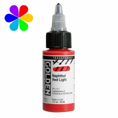 GOLDEN 30ML HIGH FLOW  ROUGE NAPHTOL TRANSPARENT S1
