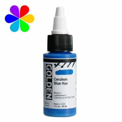 GOLDEN 30ML HIGH FLOW BLEU CERULEUM S3