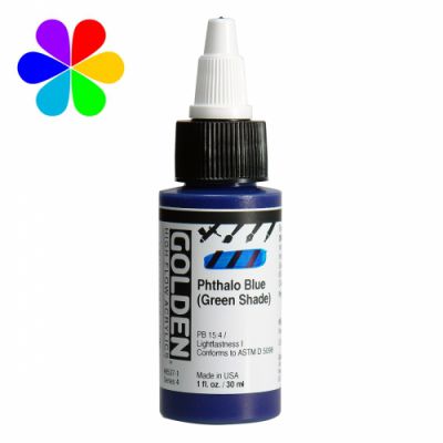 GOLDEN 30ML HIGH FLOW BLEU DE PHTHALO S4