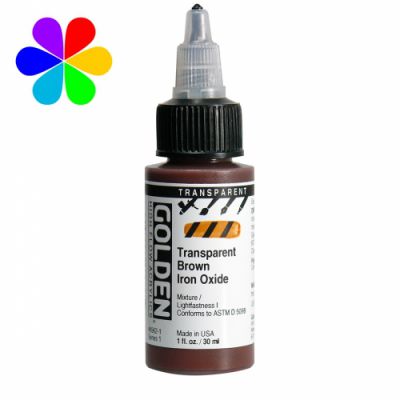 GOLDEN 30ML HIGH FLOW OXYDE FER BRUN TRANSPARENT S1