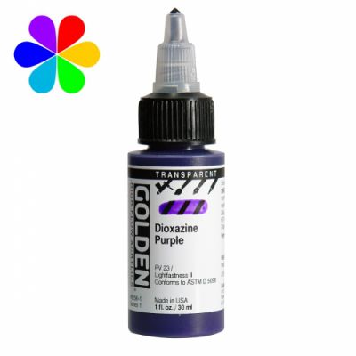 GOLDEN 30ML HIGH FLOW POURPRE DIOXAZINE S1