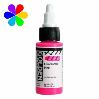 GOLDEN 30ML HIGH FLOW S5 ROSE FLUO