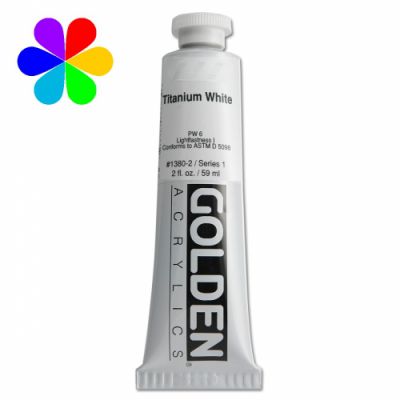 Peinture acrylique Blanc de Titan - Aquarelle Plus