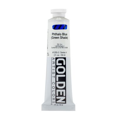 GOLDEN 59ML BLEU PHTALO (NUANCE VERT) S4