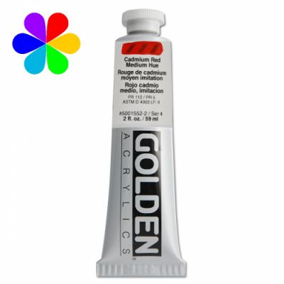 GOLDEN 59ML ROUGE CADMIUM MOYEN IMIT S4