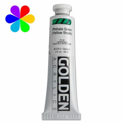 GOLDEN 59ML VERT PHTALO (NUANCE JAUN) S4