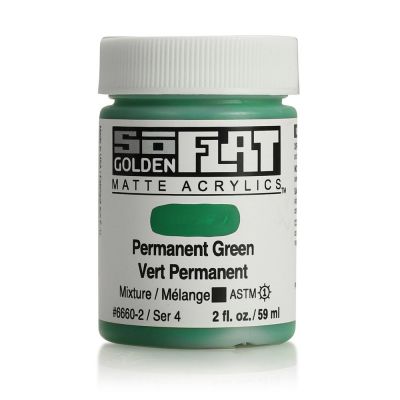 GOLDEN SOFLAT 59ML VERT PERMANENT S4