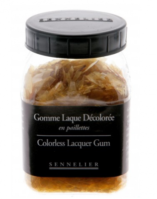 gomme laque decoloree