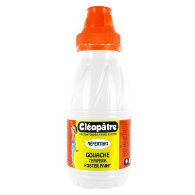 GOUACHE 250ML BLANCHE CLEOPATRE