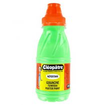 GOUACHE 250ML FLUO VERT CLEOPATRE
