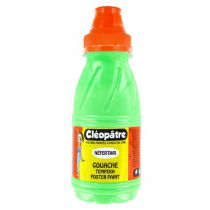 GOUACHE 250ML FLUO VERT CLEOPATRE