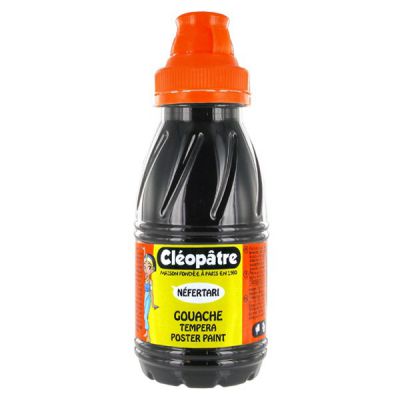 GOUACHE 250ML NOIR CLEOPATRE