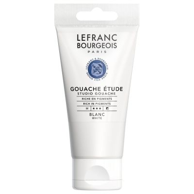 GOUACHE ETUDE LEFRANC BOURGEOIS 80ML BLANC