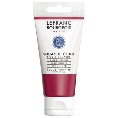 GOUACHE ETUDE LEFRANC BOURGEOIS 80ML ROUGE