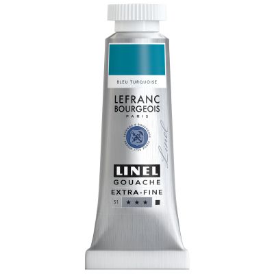 GOUACHE EXTRA-FINE LINEL 14ML BLEU TURQUOISE
