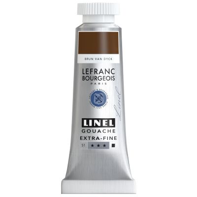 GOUACHE EXTRA-FINE LINEL 14ML BRUN VAN DYCK