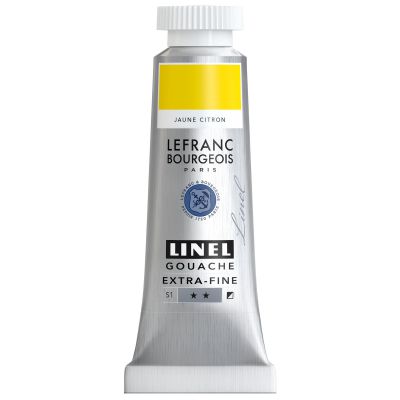 GOUACHE EXTRA-FINE LINEL 14ML JAUNE CITRON
