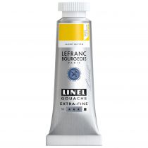 GOUACHE EXTRA-FINE LINEL 14ML JAUNE MOYEN SANS CADMIUM