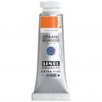 GOUACHE EXTRA-FINE LINEL 14ML JAUNE ORANGE SANS CADMIUM