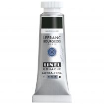 GOUACHE EXTRA-FINE LINEL 14ML NOIR D\'IVOIRE