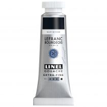 GOUACHE EXTRA-FINE LINEL 14ML NOIR INTENSE