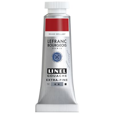 GOUACHE EXTRA-FINE LINEL 14ML ROUGE BRILLANT