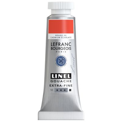 GOUACHE EXTRA-FINE LINEL 14ML ROUGE DE CADMIUM ECARLATE