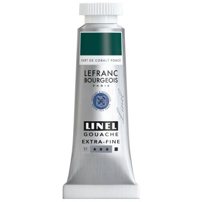 GOUACHE EXTRA-FINE LINEL 14ML VERT DE COBALT FONCE