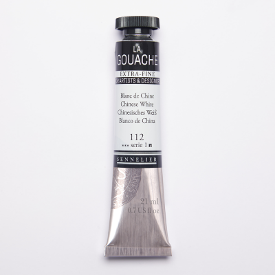 GOUACHE EXTRA-FINE SENNELIER  21ML BLANC DE CHINE S1