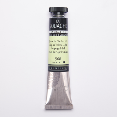 GOUACHE EXTRA-FINE SENNELIER  21ML JAUNE DE NAPLES CLAIR S1