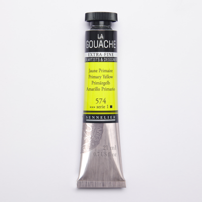 GOUACHE EXTRA-FINE SENNELIER  21ML JAUNE PRIMAIRE S1