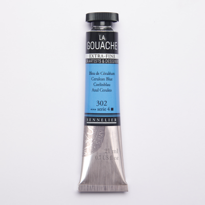 GOUACHE EXTRA-FINE SENNELIER 21ML BLEU DE C�RUL�UM S4