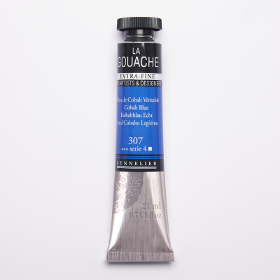 GOUACHE EXTRA-FINE SENNELIER 21ML BLEU DE COBALT V�RITABLE S4
