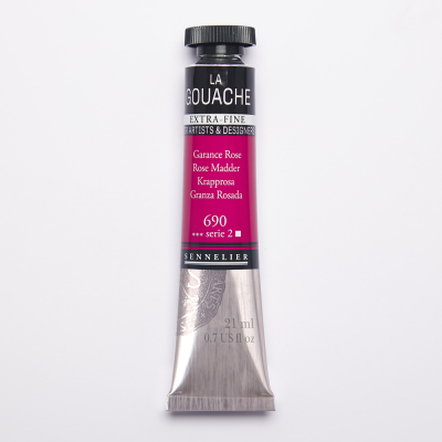 GOUACHE EXTRA-FINE SENNELIER 21ML GARANCE ROSE S2