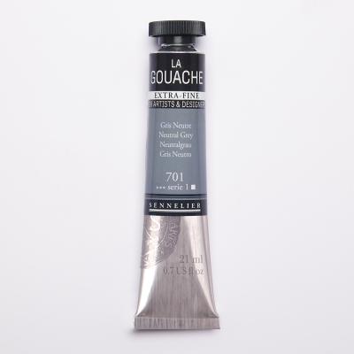 GOUACHE EXTRA-FINE SENNELIER 21ML GRIS NEUTRE S1