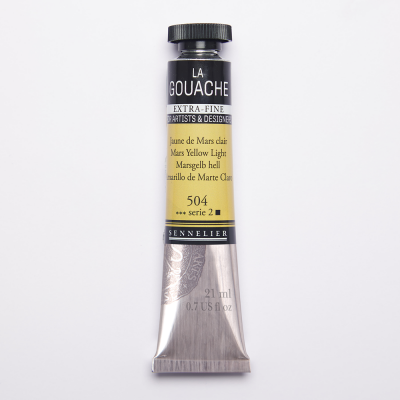 GOUACHE EXTRA-FINE SENNELIER 21ML JAUNE DE MARS CLAIR S2