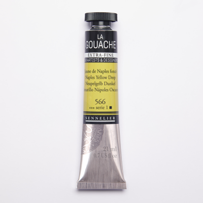 GOUACHE EXTRA-FINE SENNELIER 21ML JAUNE DE NAPLES FONC� S1