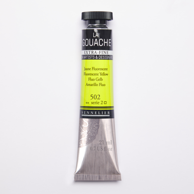 GOUACHE EXTRA-FINE SENNELIER 21ML JAUNE FLUORESCENT S2