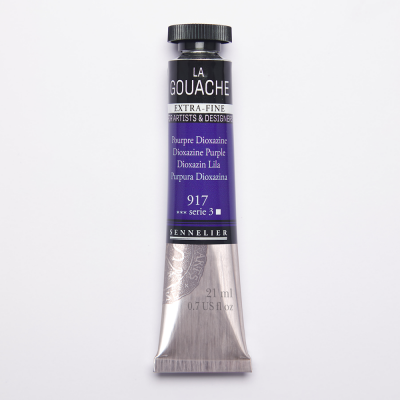 GOUACHE EXTRA-FINE SENNELIER 21ML POURPRE DIOXAZINE S3