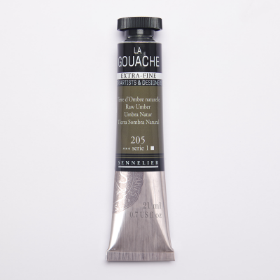 GOUACHE EXTRA-FINE SENNELIER 21ML TERRE D\'OMBRE NATURELLE S1