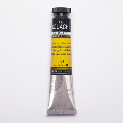 GOUACHE EXTRA-FINE SENNELIER 21ML TON JAUNE DE CADMIUM FONC� S3