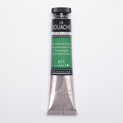 GOUACHE EXTRA-FINE SENNELIER 21ML VERT OXYDE DE CHROME S3
